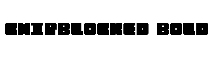Chipblocked Bold  baixar fontes gratis