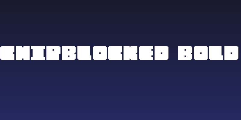 Chipblocked Bold Social Header