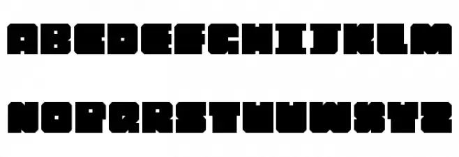 Chipblocked Bold 字体 小写