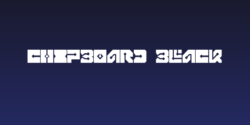 Chipboard Black Social Header