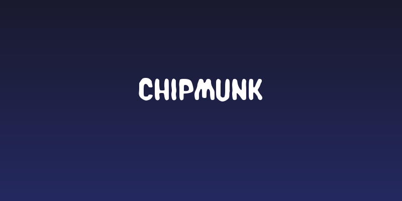 Chipmunk Social Header