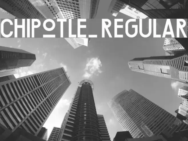 Chipotle-Regular Font examples