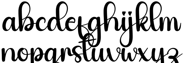 Chipper Font LOWERCASE