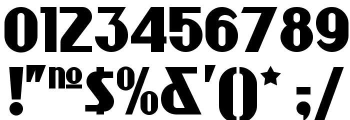Chippewa Falls NF Font OTHER CHARS