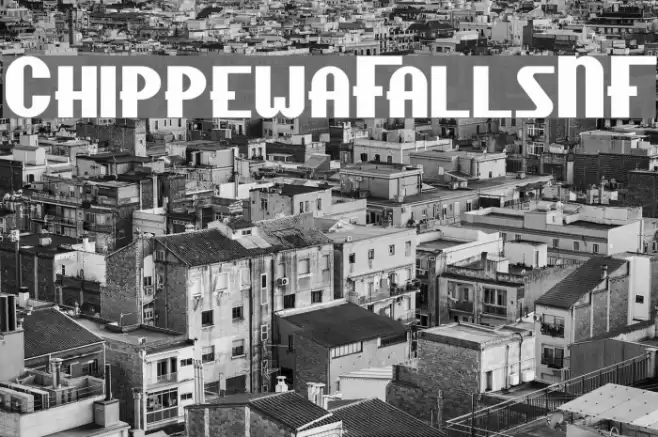 ChippewaFallsNF Font examples