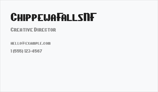ChippewaFallsNF Business Card