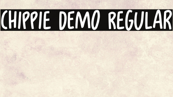 Chippie DEMO Regular Example 1