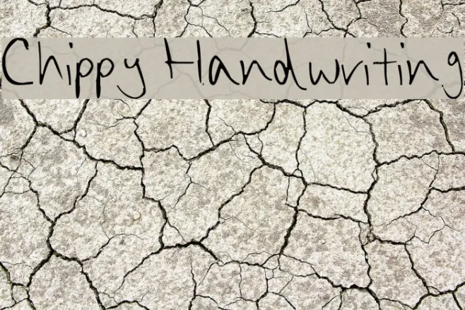 Chippy Handwriting Example 1