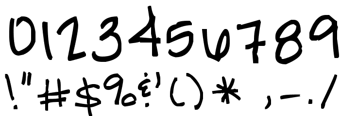 Chips & Salsa Font OTHER CHARS
