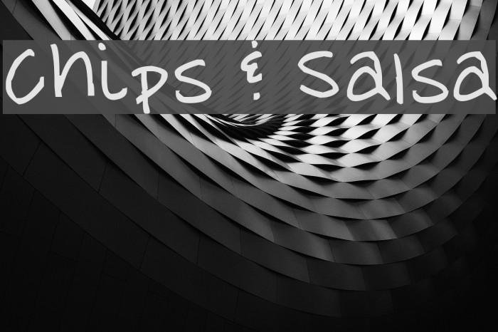 Chips & Salsa Font examples