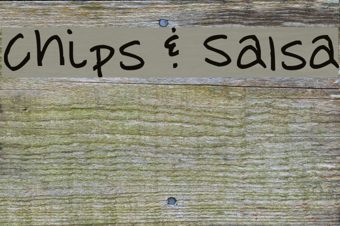 Chips & Salsa Font examples