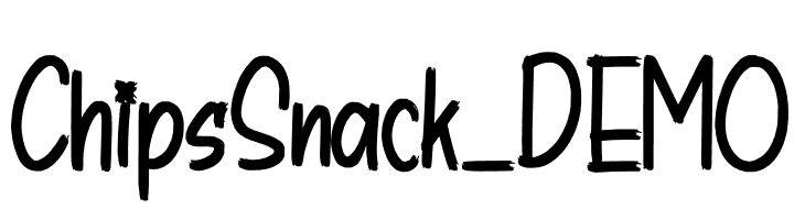 Chips Snack_DEMO  Frei Schriftart Herunterladen