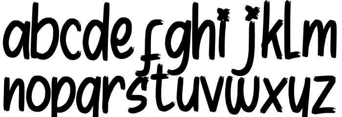 Chips Snack_DEMO Font LOWERCASE