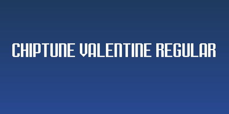 Chiptune Valentine Regular Social Header