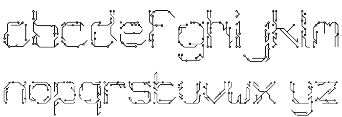 Chiptype Regular Font OTHER CHARS