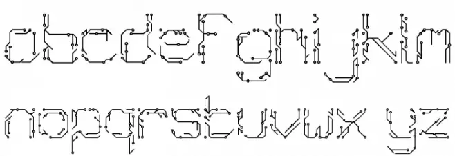 Chiptype Regular خط أحرف صغيرة