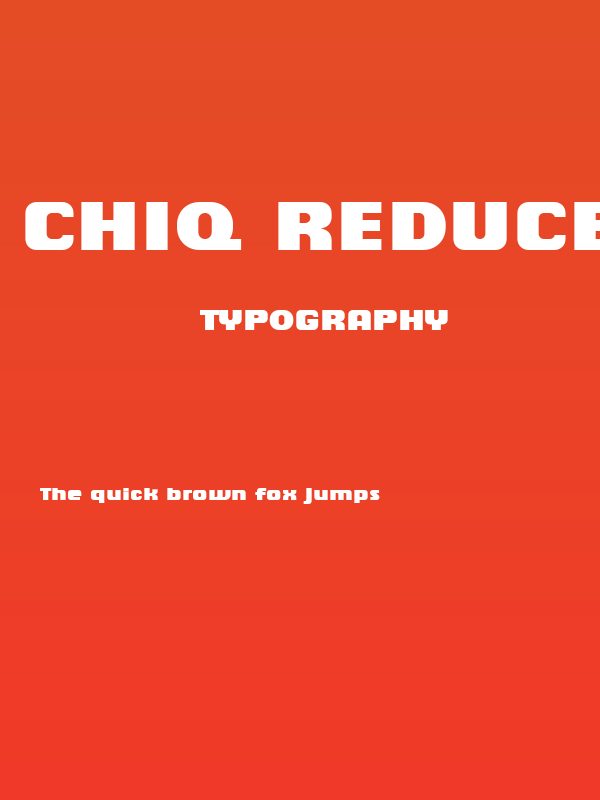 Chiq Reduced Black Poster