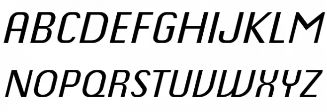 Chiq Reduced Italic Fonte MAIÚSCULAS