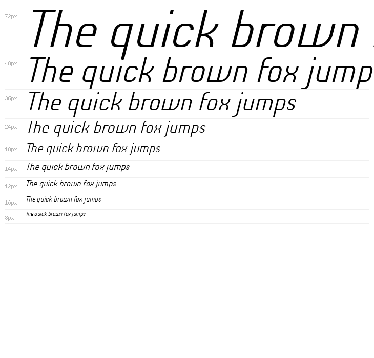 Chiq Reduced Light Italic Waterfall