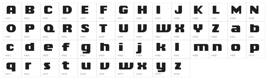 ChiqReduced-Black Character Map