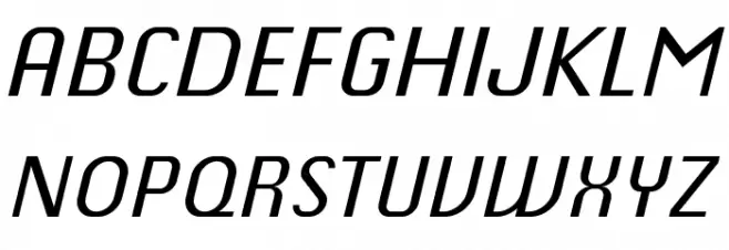 ChiqReduced-Italic Polices MAJUSCULES