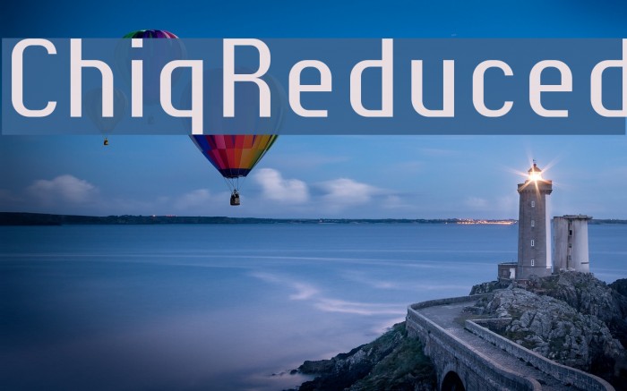 ChiqReduced Font examples