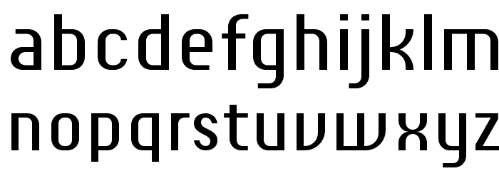 ChiqReduced Font LOWERCASE