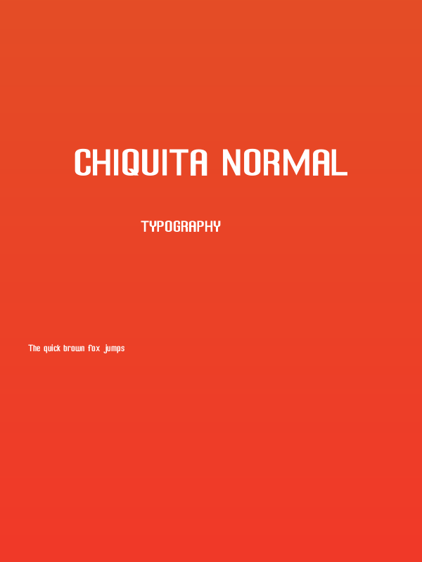 Chiquita Normal Poster