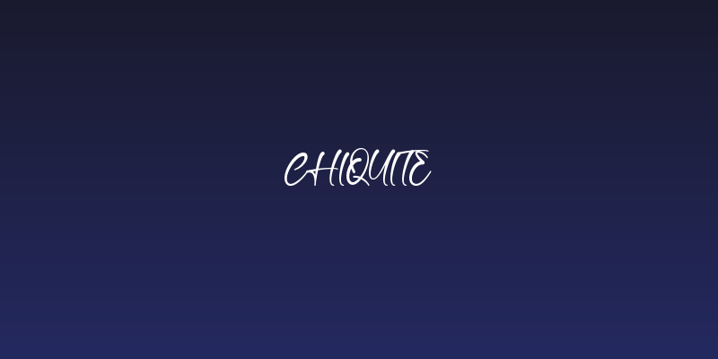 Chiquite Social Header