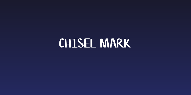 Chisel Mark Social Header