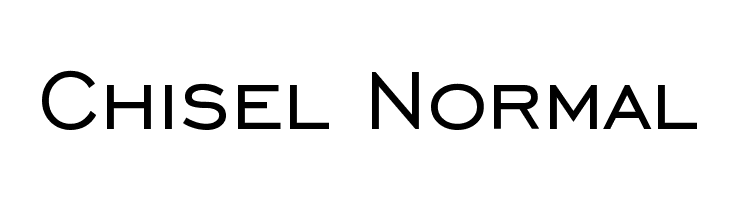 Chisel Normal Font