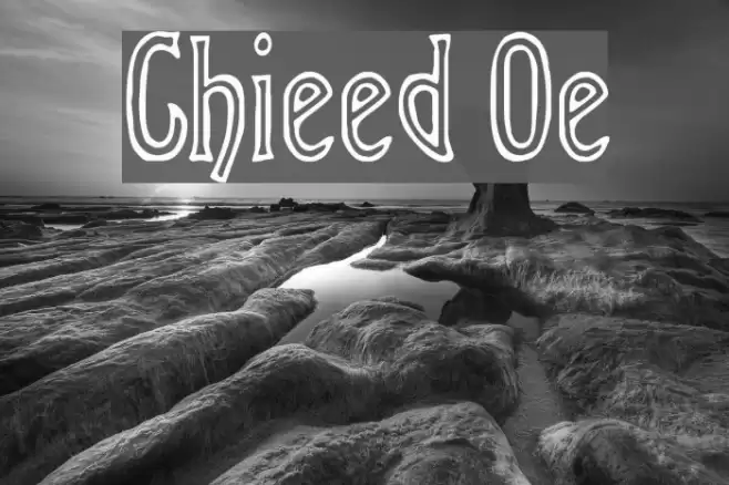 Chiseled Open フォント examples