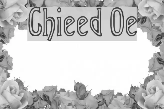 Chiseled Open フォント examples