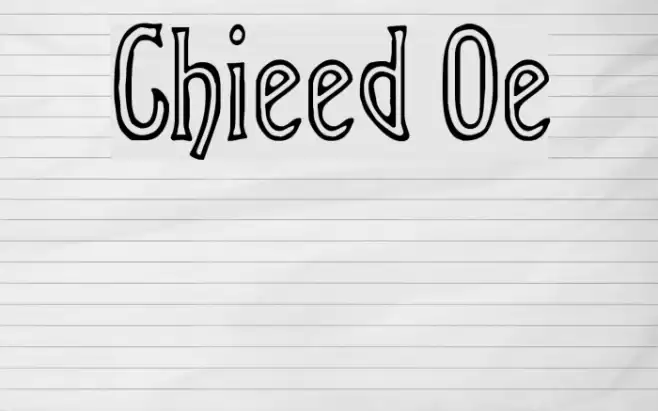 Chiseled Open フォント examples