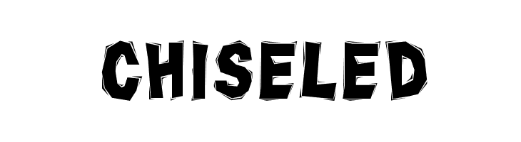 Chiseled  baixar fontes gratis