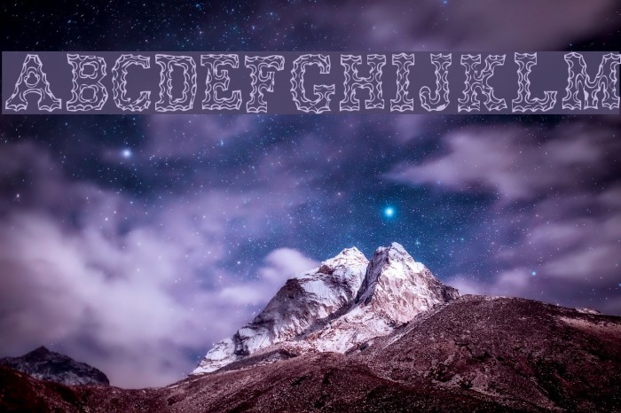 ChiseledRound Font examples