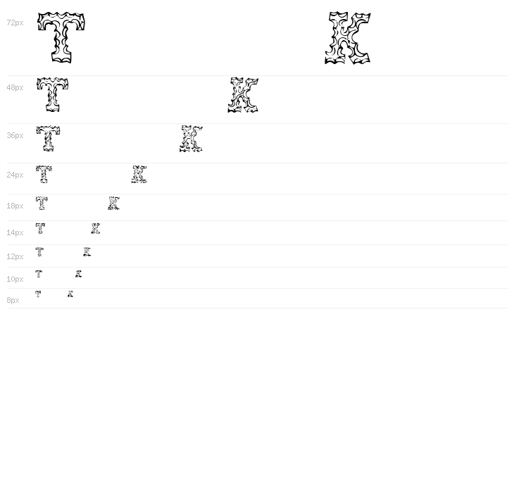 ChiseledRound Waterfall