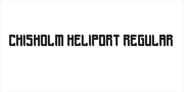 Chisholm Heliport Regular Logo