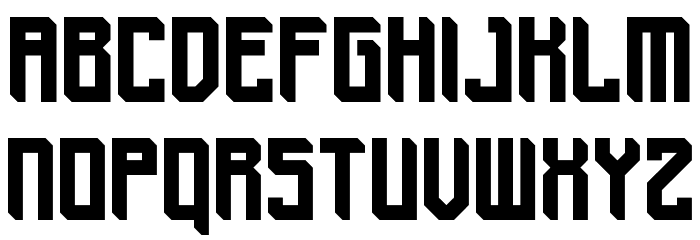 Chisholm Heliport Regular Font LOWERCASE