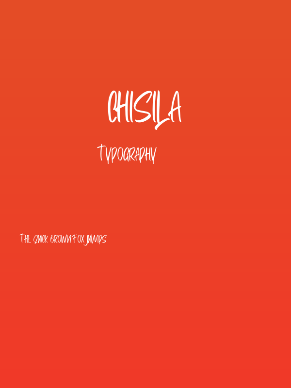 Chisila Poster