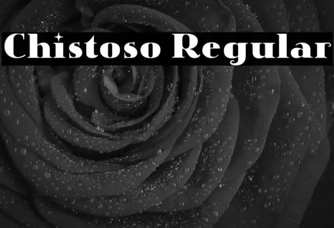 Chistoso Regular Font examples