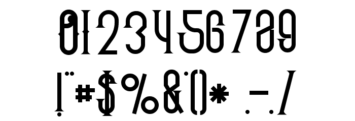 Chivel Mind Font OTHER CHARS