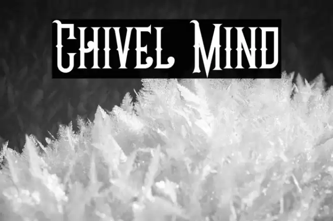 Chivel Mind Font examples