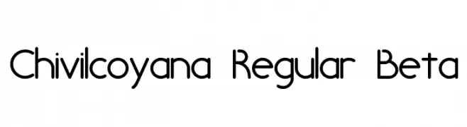 Chivilcoyana Regular Beta  Fuentes Gratis Descargar