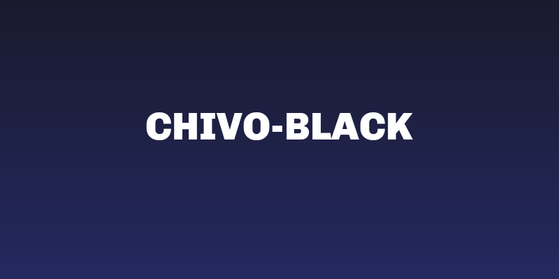 Chivo-Black Social Header