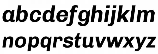 Chivo Bold Italic Font LOWERCASE