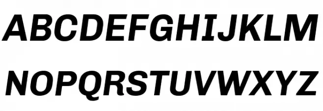 Chivo Bold Italic خط أحرف كبيرة