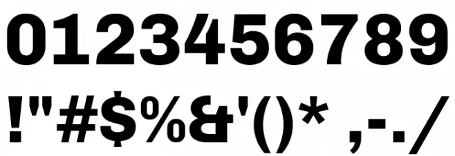 Chivo ExtraBold Font OTHER CHARS