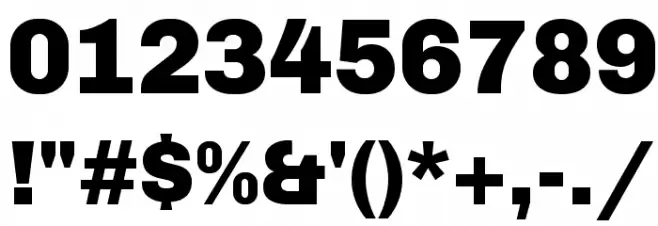 Chivo Light Bold Font OTHER CHARS