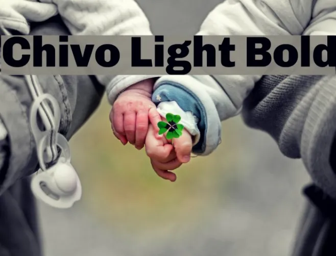 Chivo Light Bold Example 1